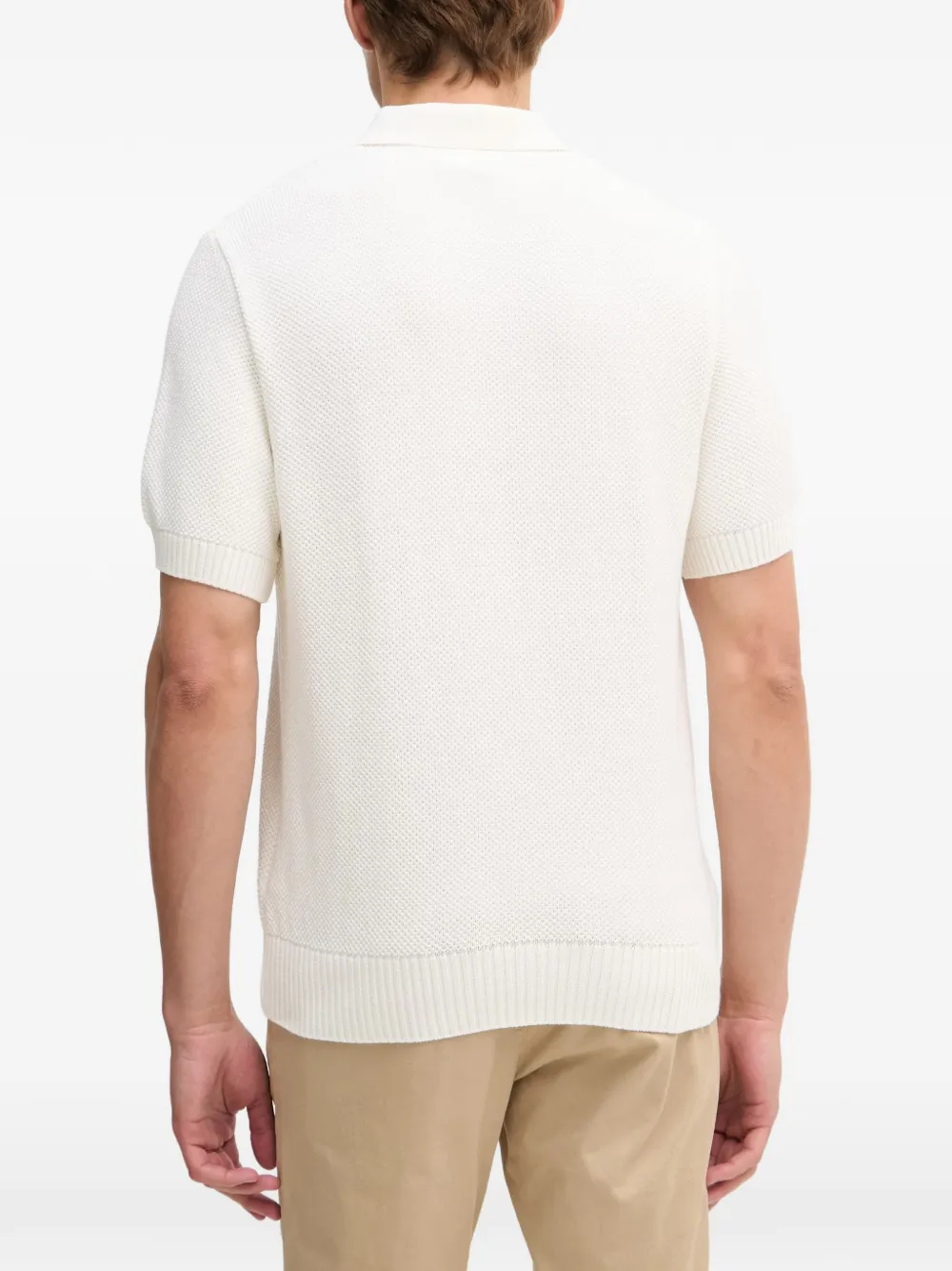 Lacoste Poloshirt met logopatch Wit