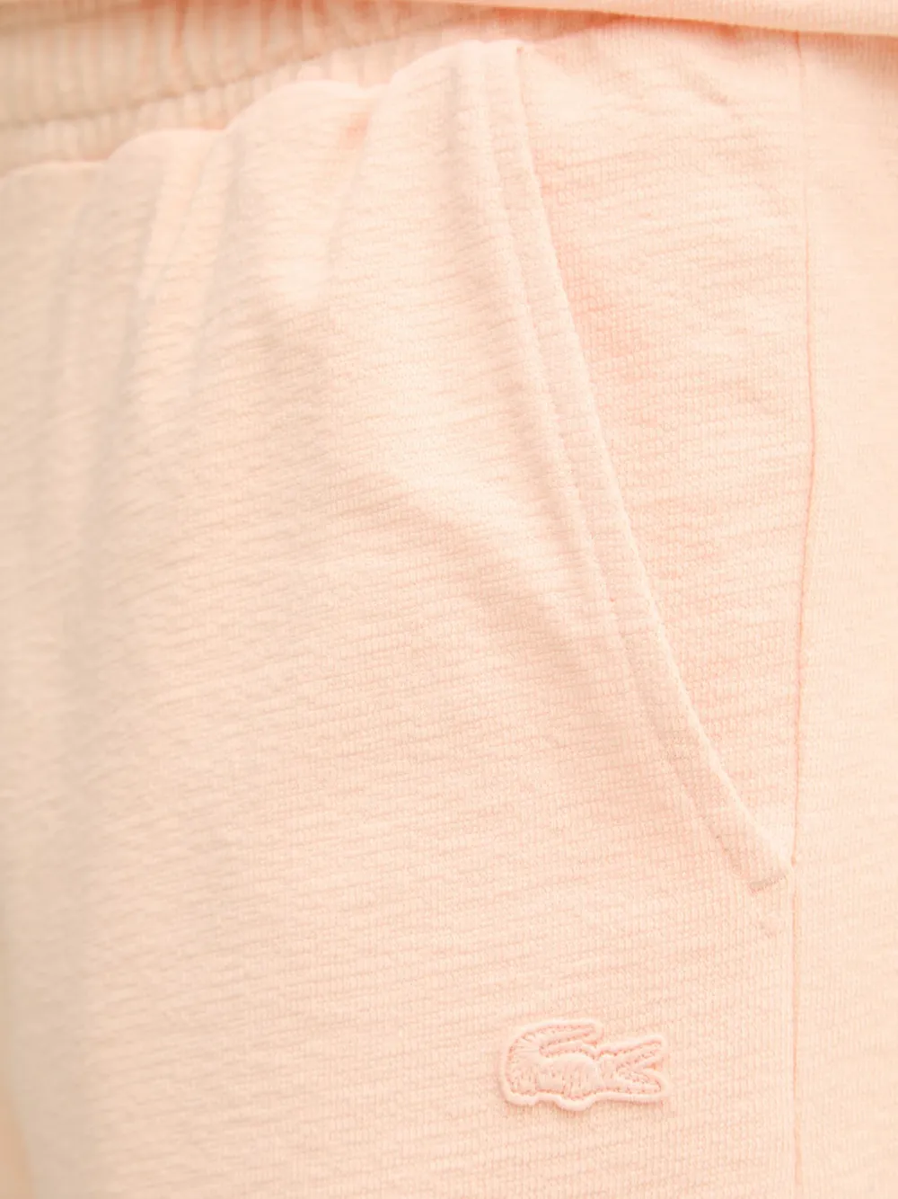 Lacoste Shorts met elastische taille Roze