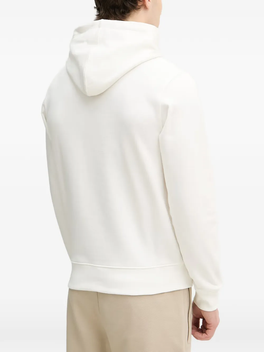 Lacoste Hoodie met logopatch Wit