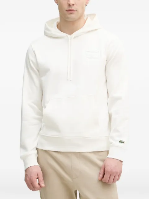 Lacoste logo-patch hoodie
