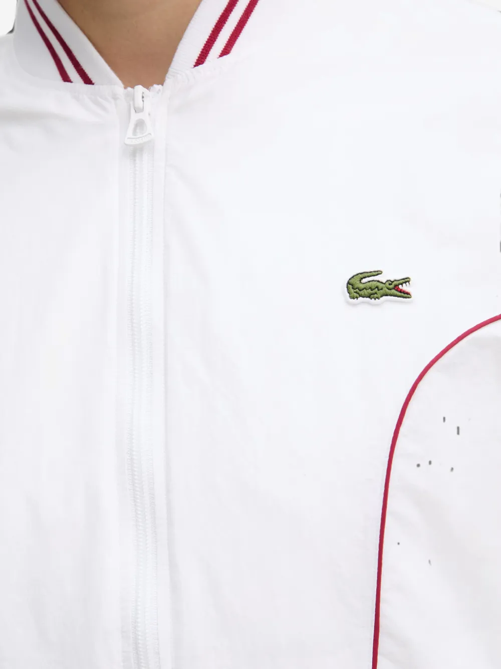 Lacoste Jack met logopatch Wit