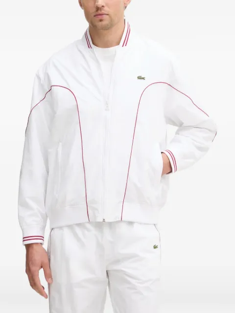 Lacoste chamarra con parche del logo