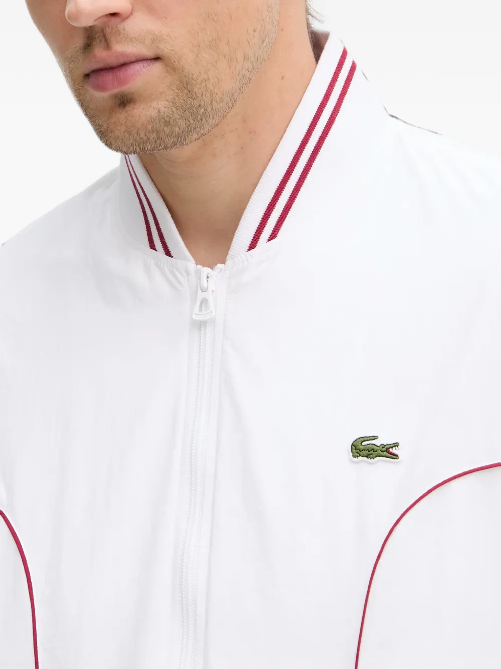 Lacoste Jack met logopatch Wit