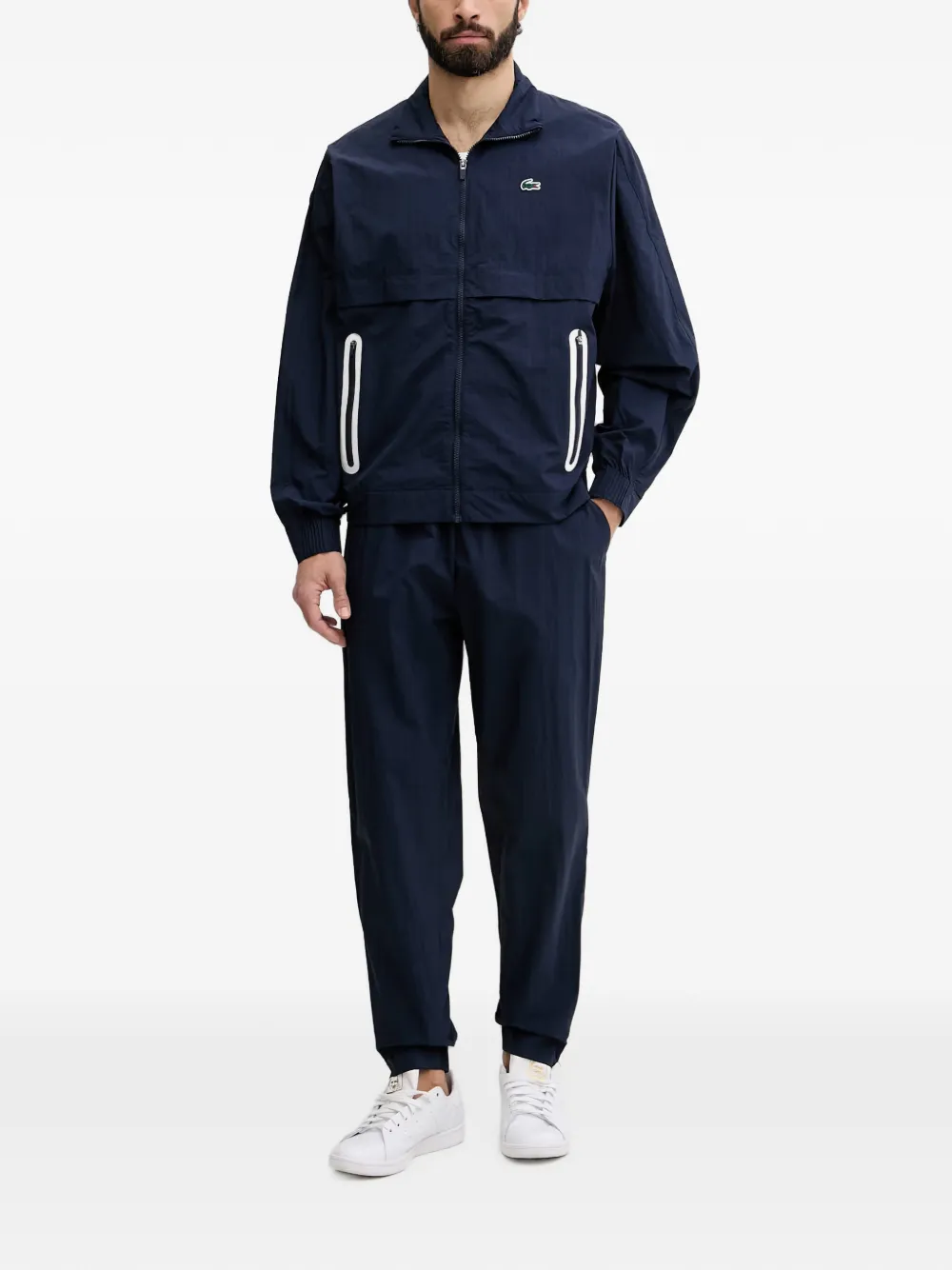 Lacoste x Novak Djokovic jack en trainingsbroek Blauw