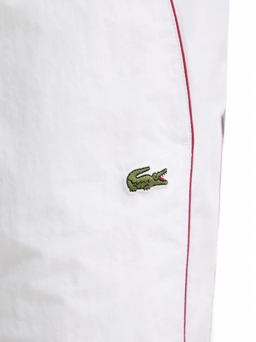 Lacoste Trainingsbroek met logopatch Wit
