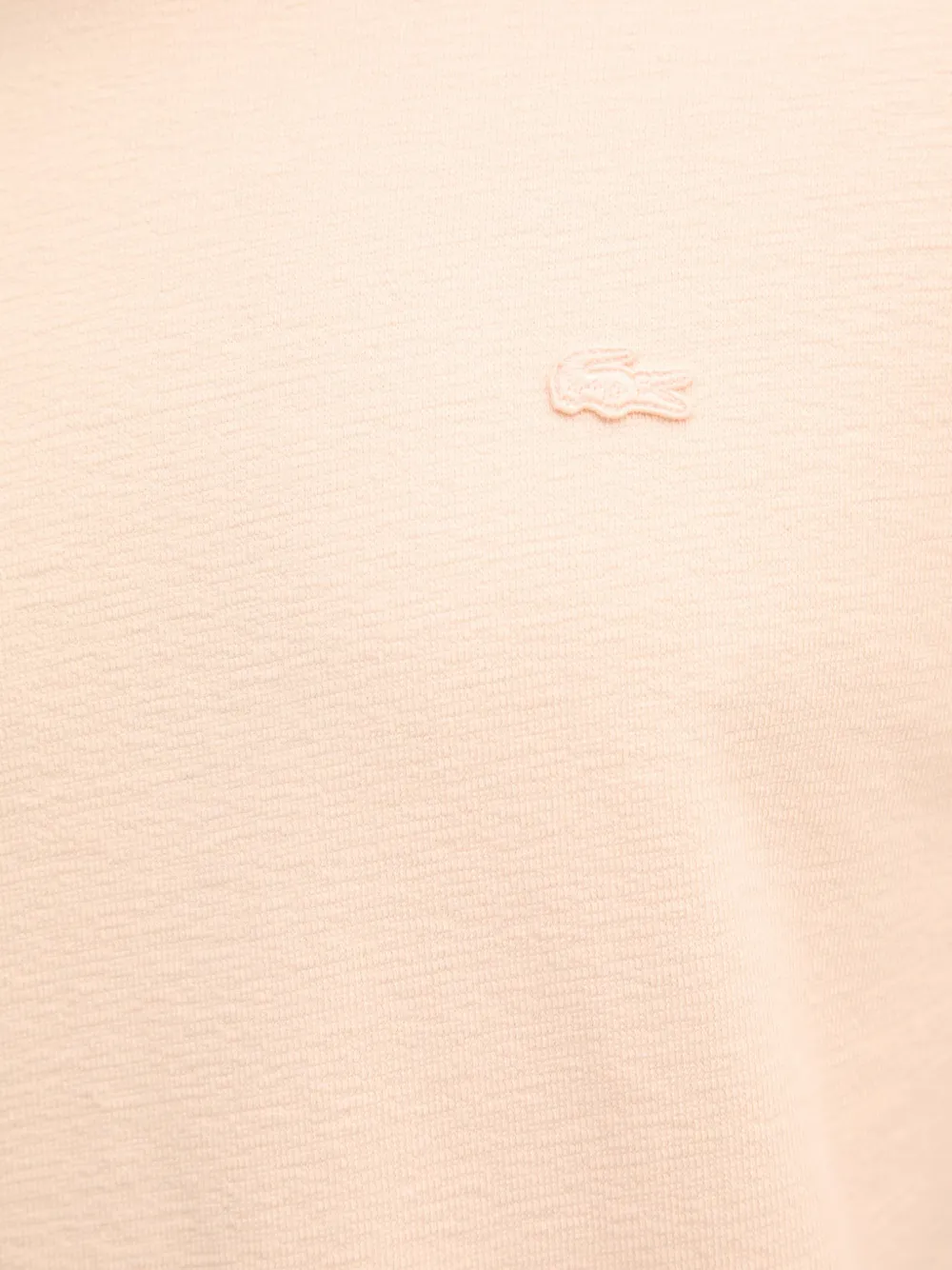 Lacoste T-shirt met logopatch Roze