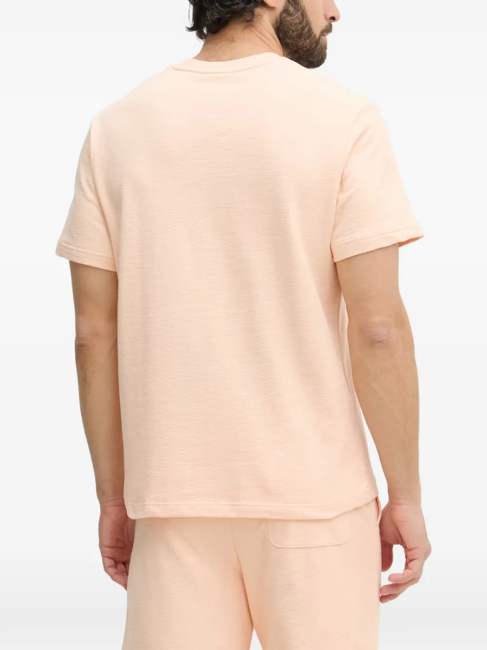 Lacoste T-shirt met logopatch Roze