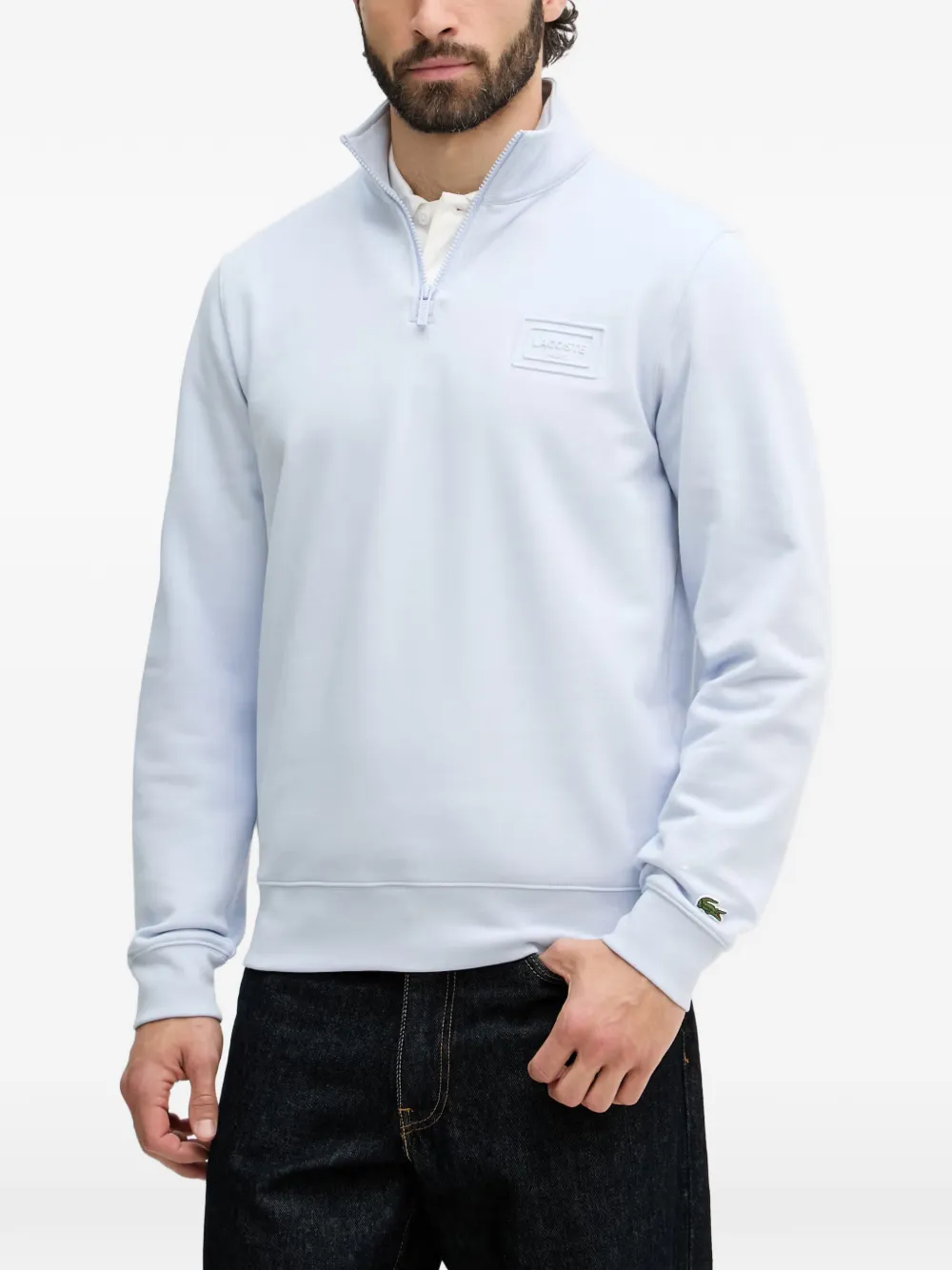 Lacoste quarter-zip sweatshirt - Blau