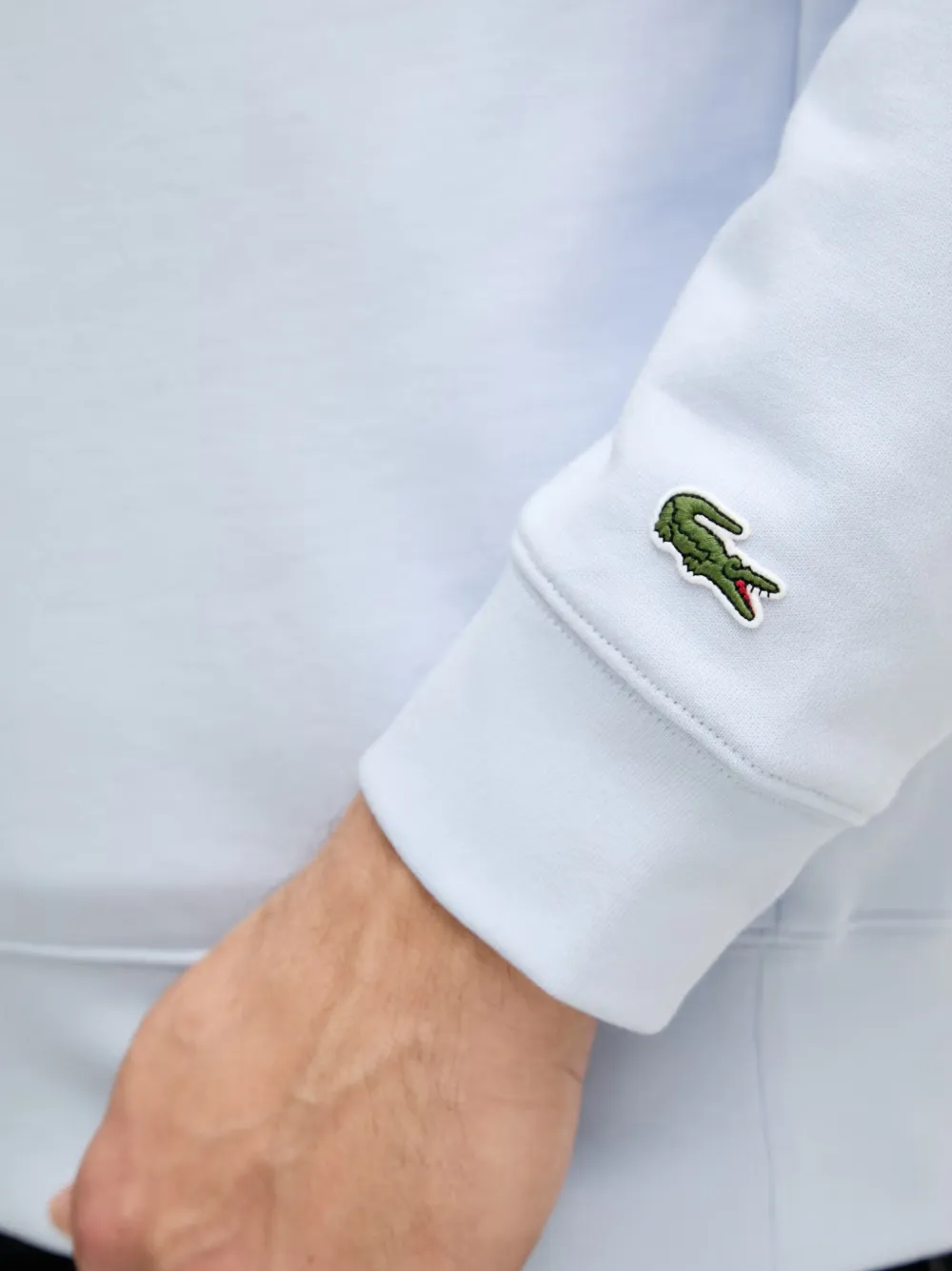 Lacoste Sweater met rits Blauw