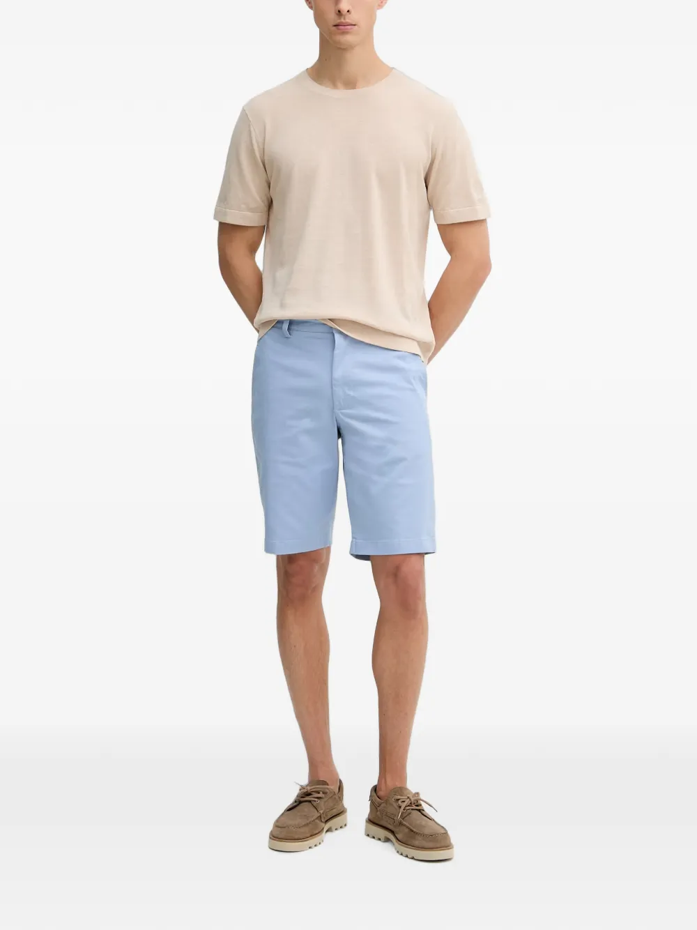 Lacoste logo-patch shorts | 卡其短裤 | Image 2