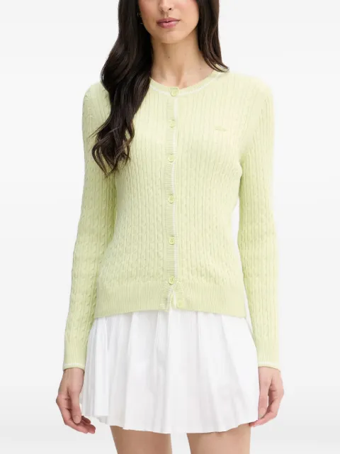 Lacoste cable-knit cardigan