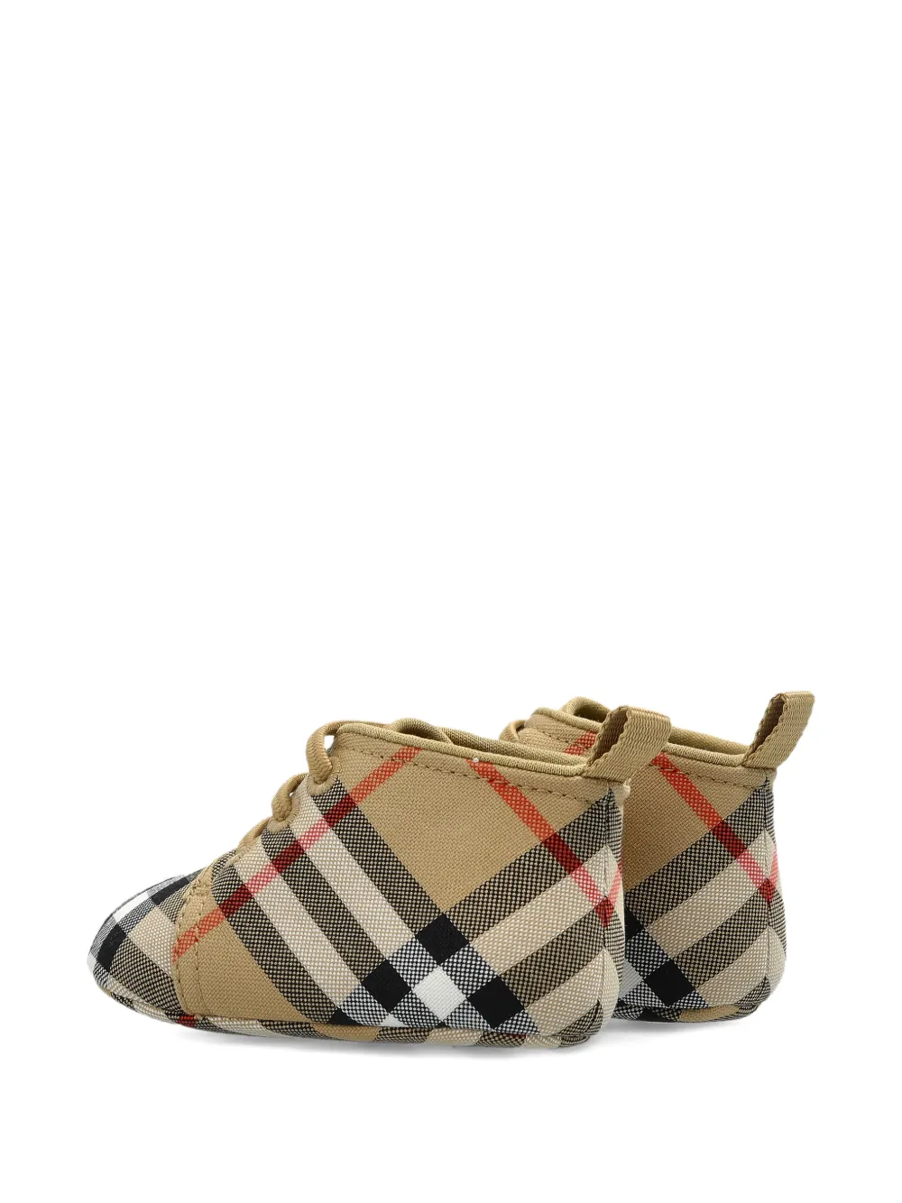 Burberry Kids Geruite slofjes Beige