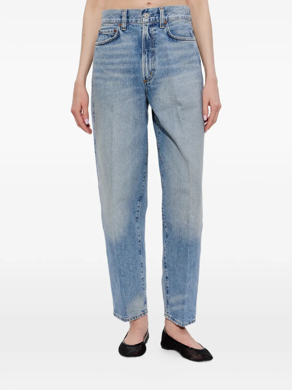 AGOLDE Jeans met vervaagd effect Blauw