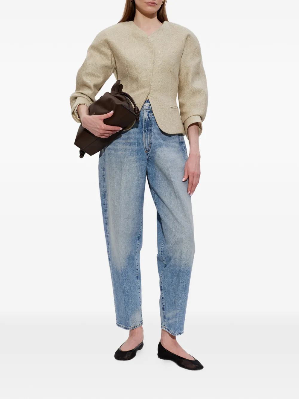 AGOLDE Jeans met vervaagd effect Blauw