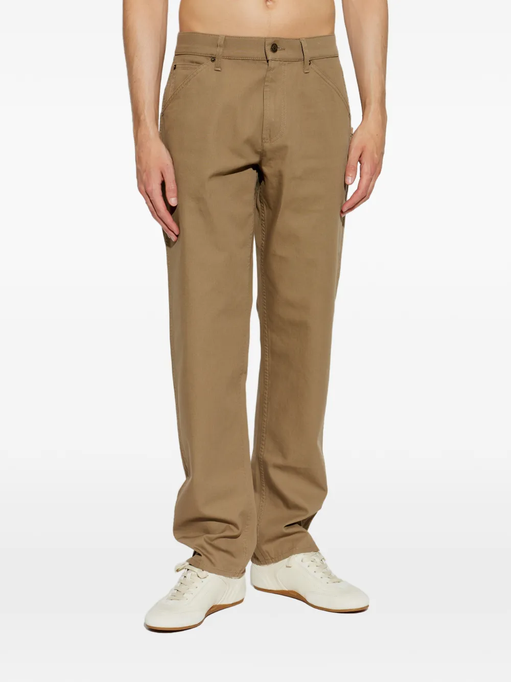 Burberry Danny broek met logopatch Bruin