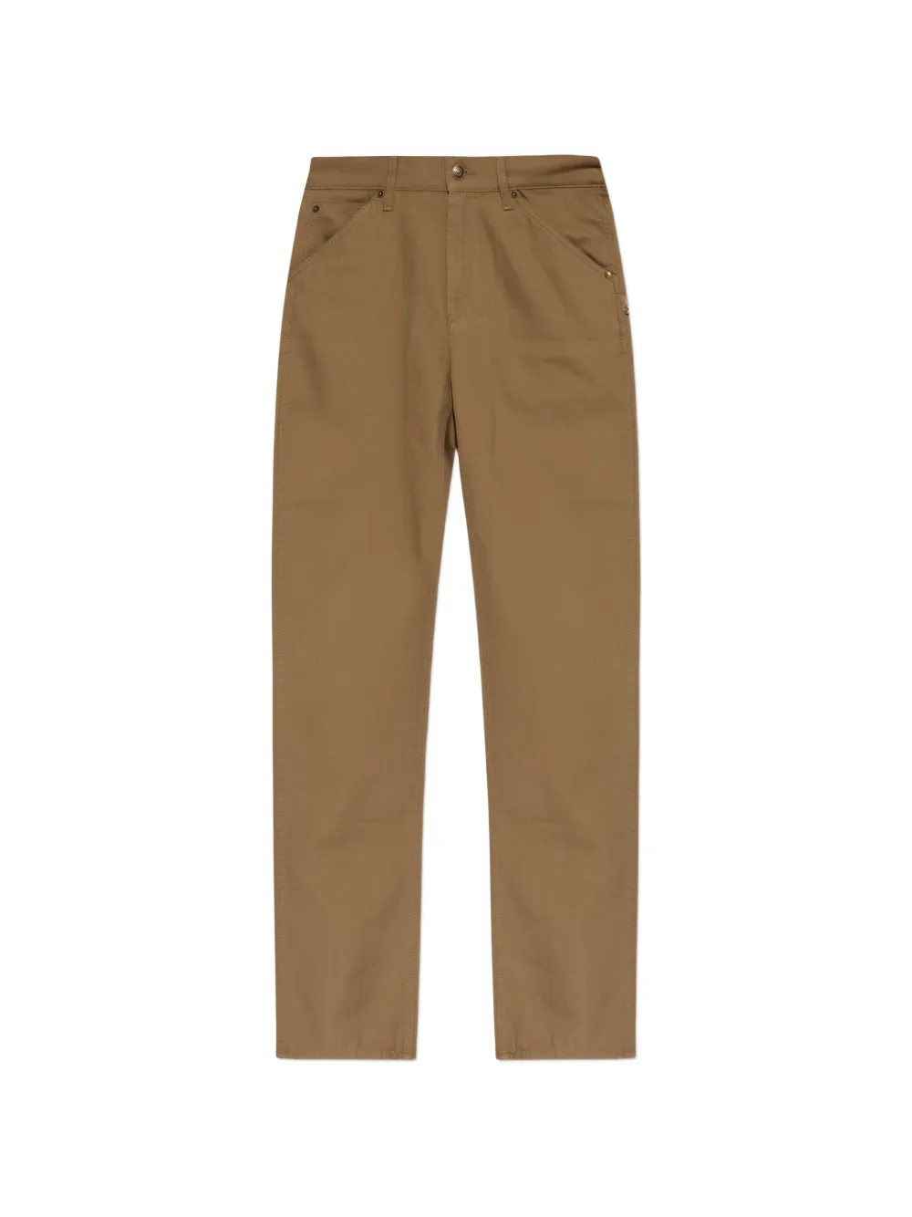 Burberry logo-patch jeans - Marrone
