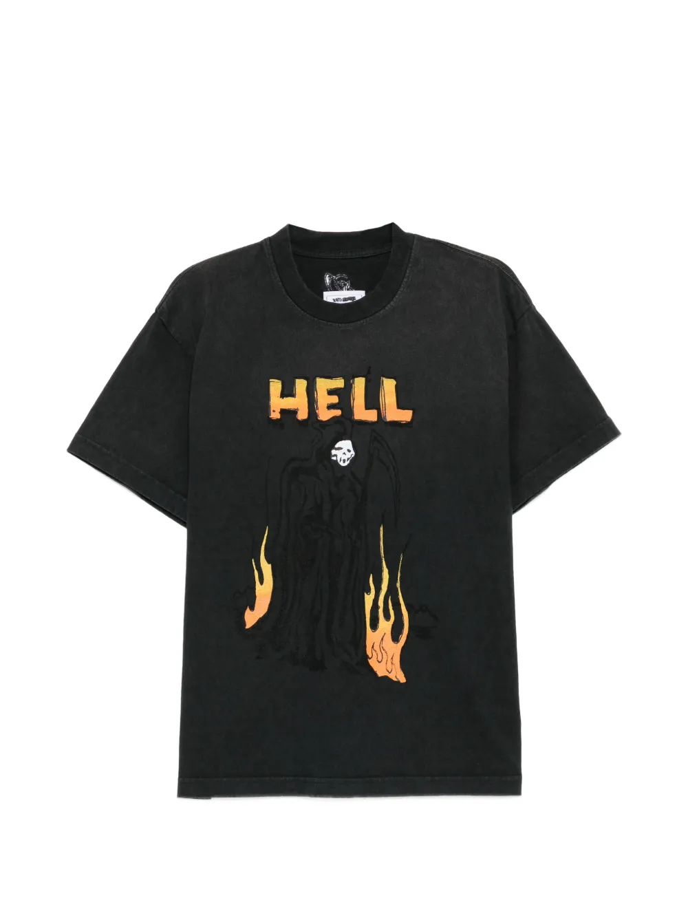 Warren Lotas graphic-print cotton T-shirt - Schwarz