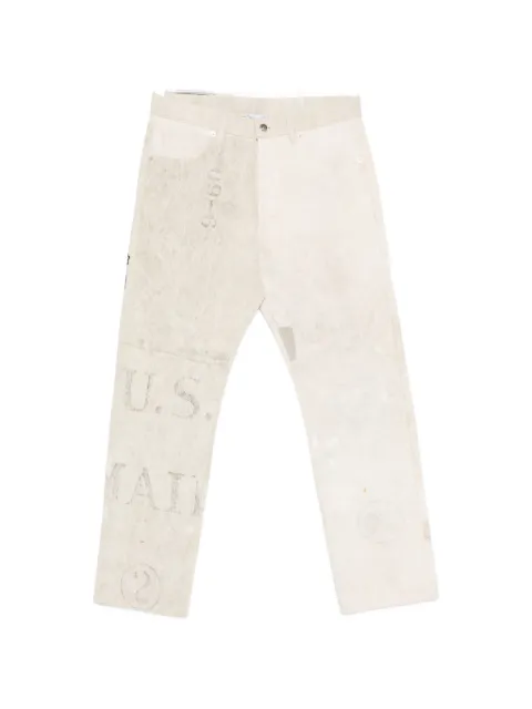 Warren Lotas graphic-print jeans