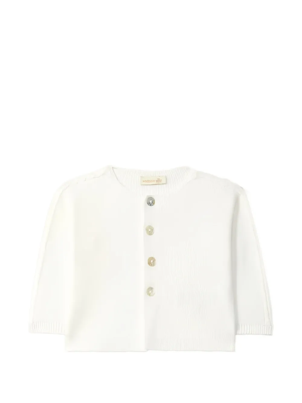 Wedoble button-fastening knitted sweater - Weiß