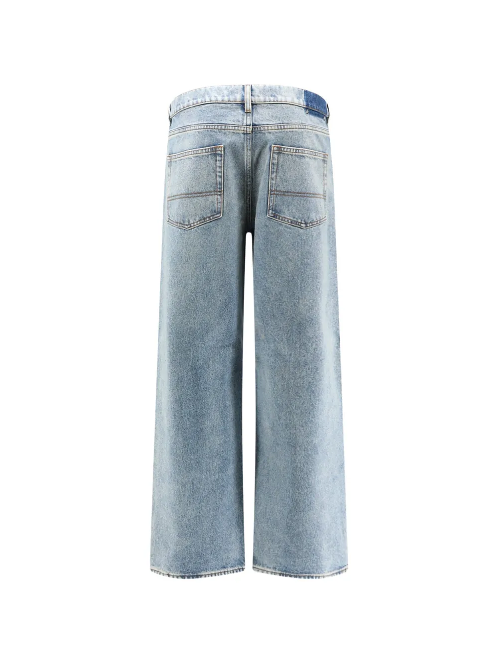 Golden Goose faded-effect wide-leg jeans - Blauw