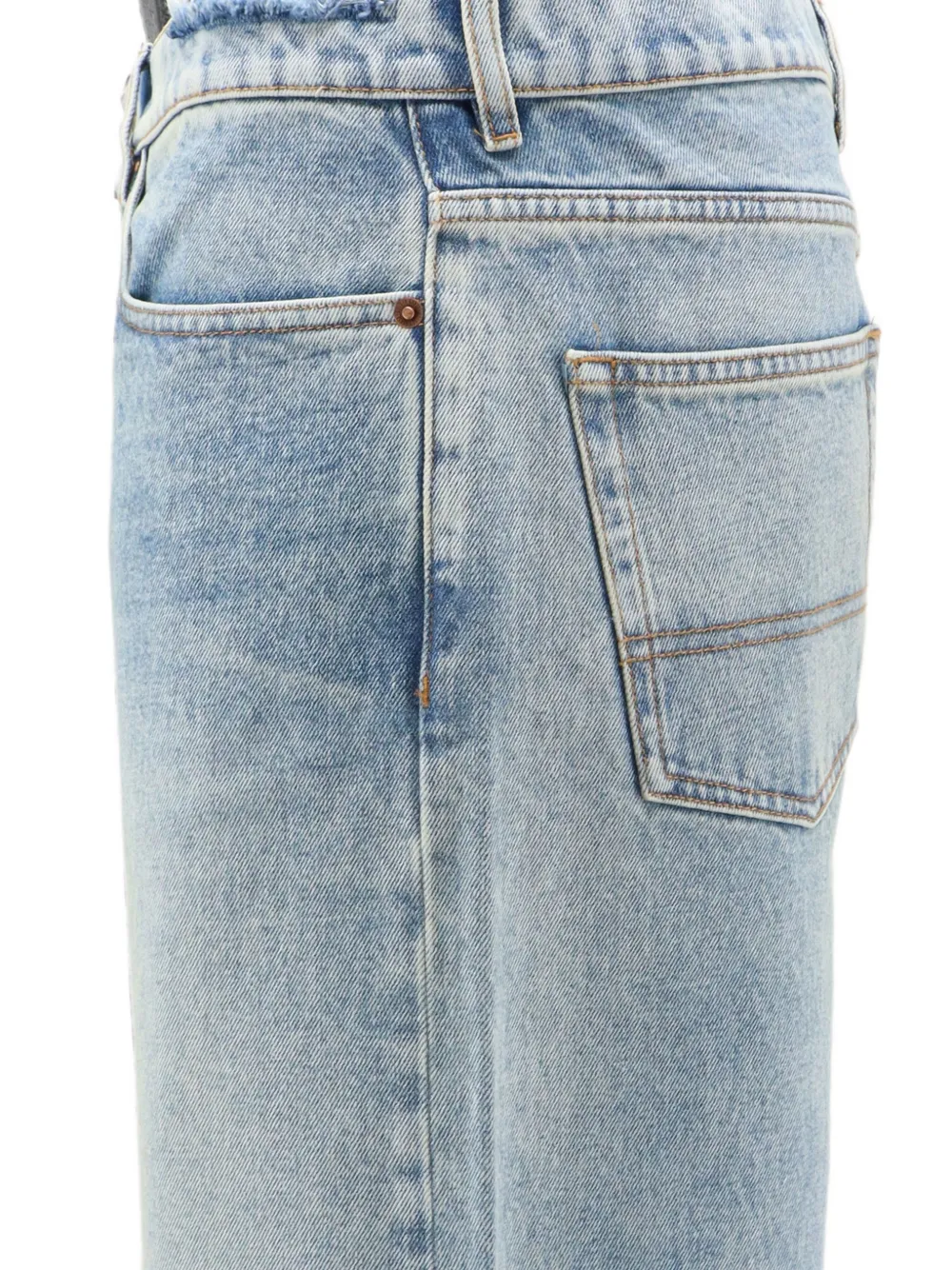 Golden Goose Jeans met vervaagd effect Blauw