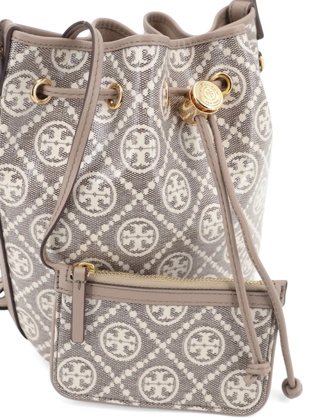 Tory Burch Bucket-tas met trekkoord Grijs