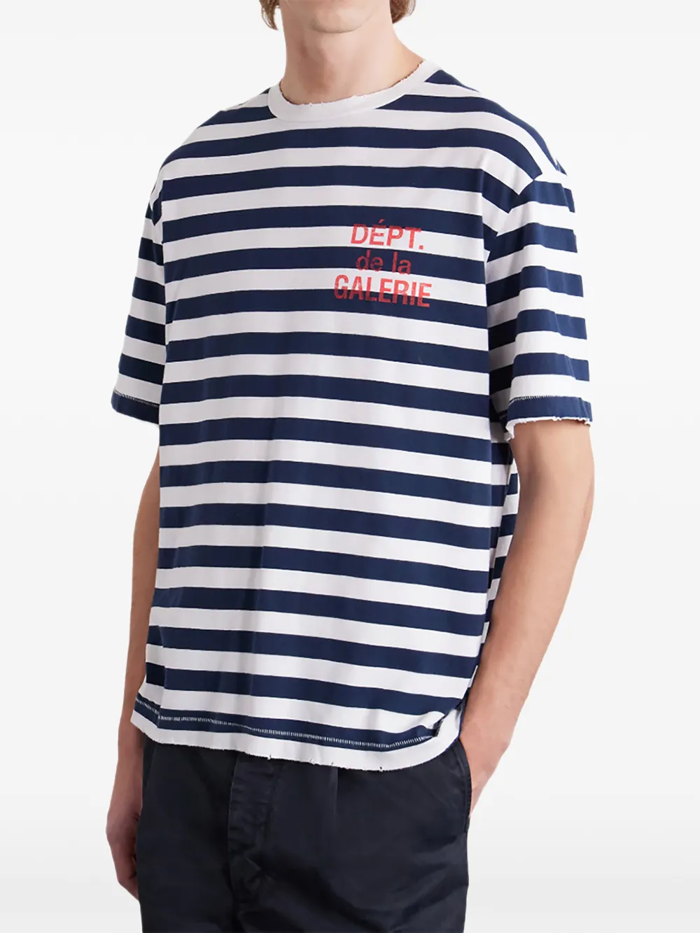 GALLERY DEPT. T-shirt met logoprint Blauw