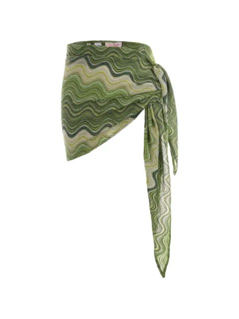 MC2 Saint Barth Sery wave-pattern pareo