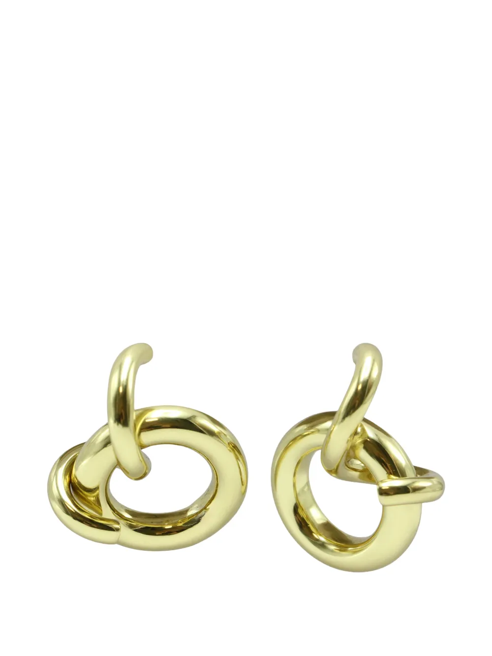 Ellery intertwined-circle hanging earrings - Oro
