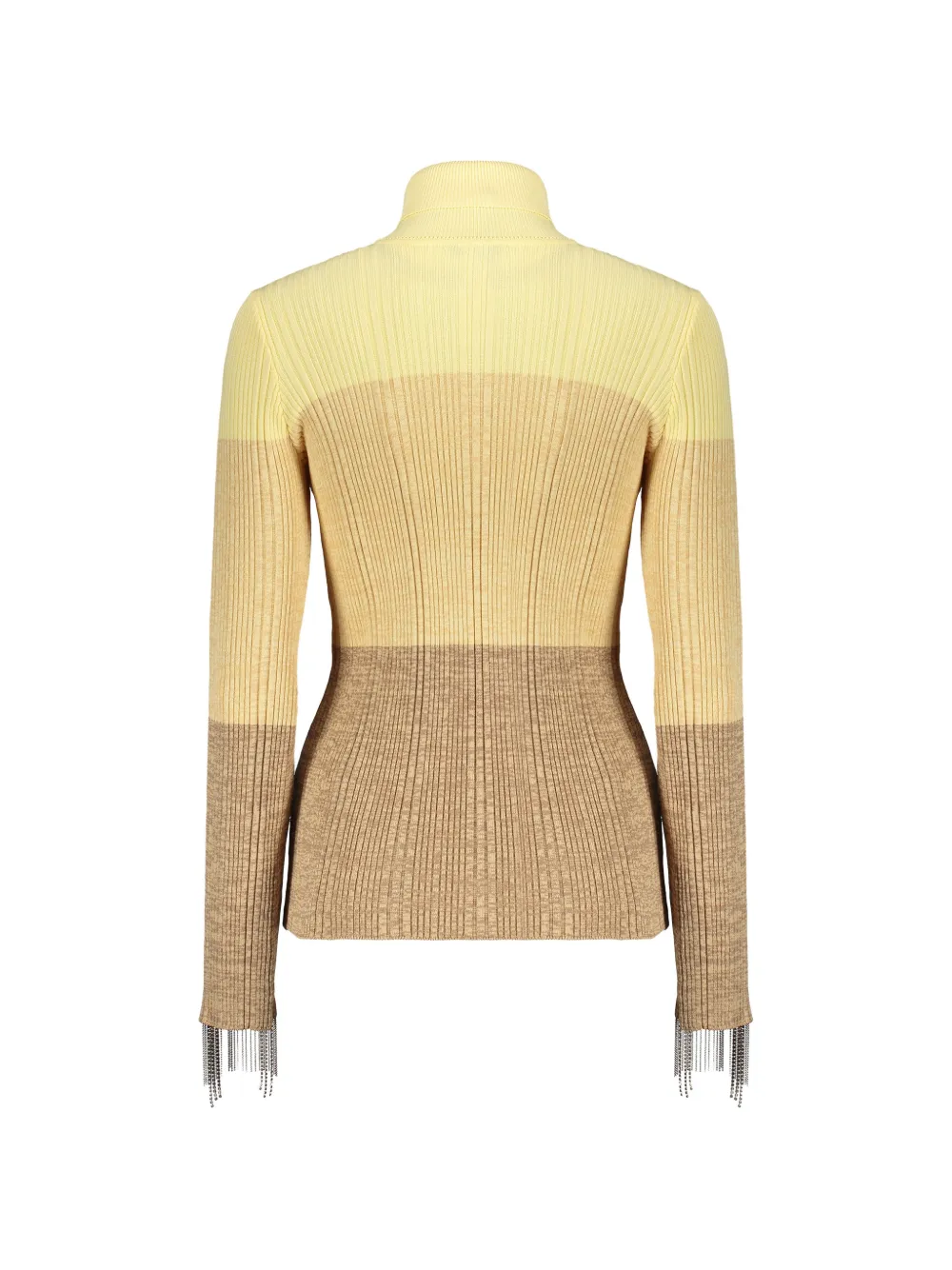  Ellery Pull Colour Block à Franges - Jaune 