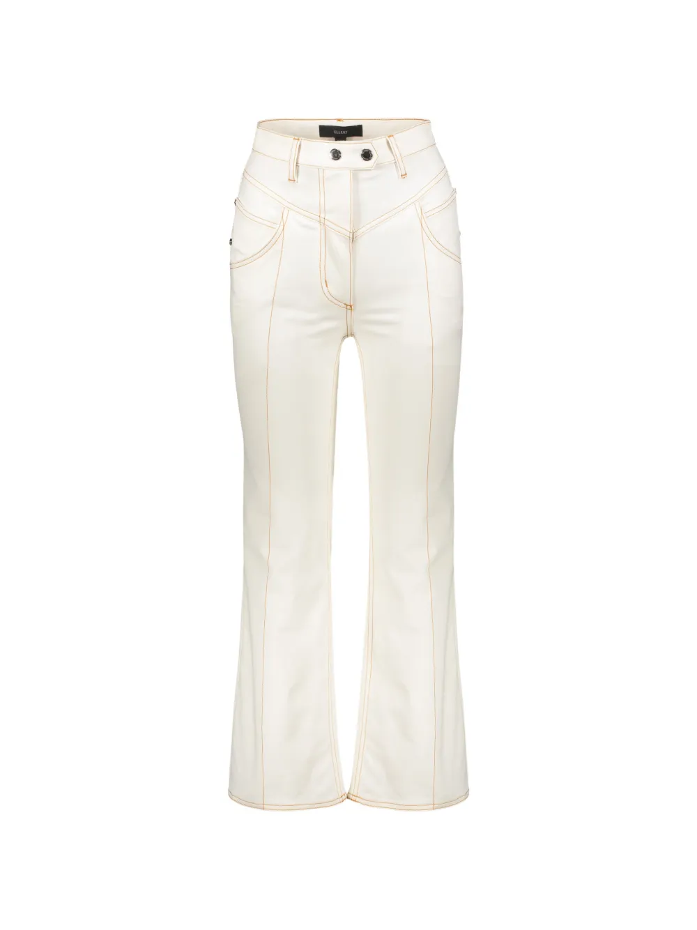 Ellery contrast-stitch jeans - Weiß