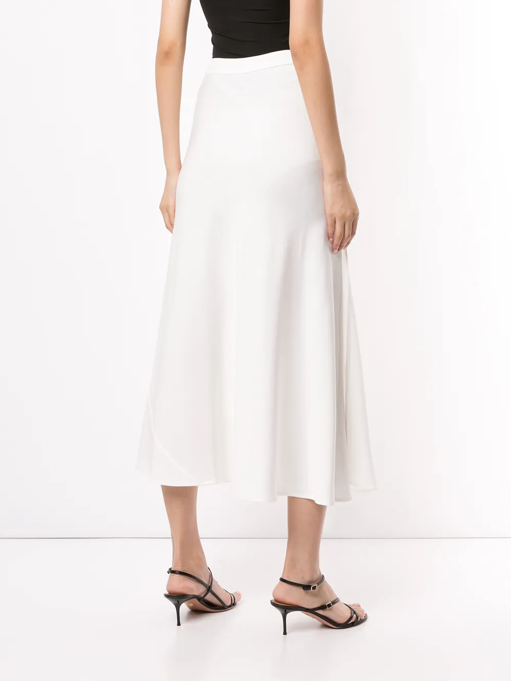 Ellery Midi-rok met zijsplit Beige