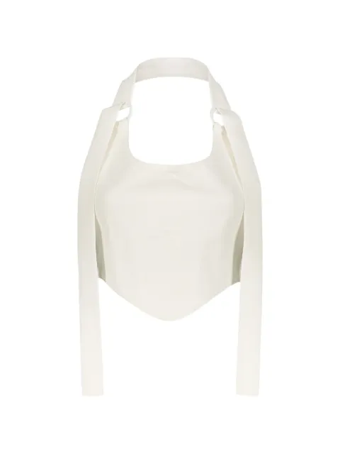 Ellery corset-style halterneck top