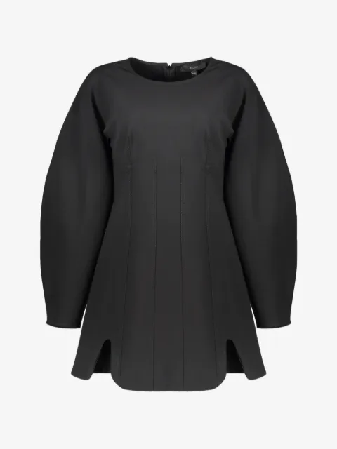 Ellery seam-detail voluminous-sleeve mini dress