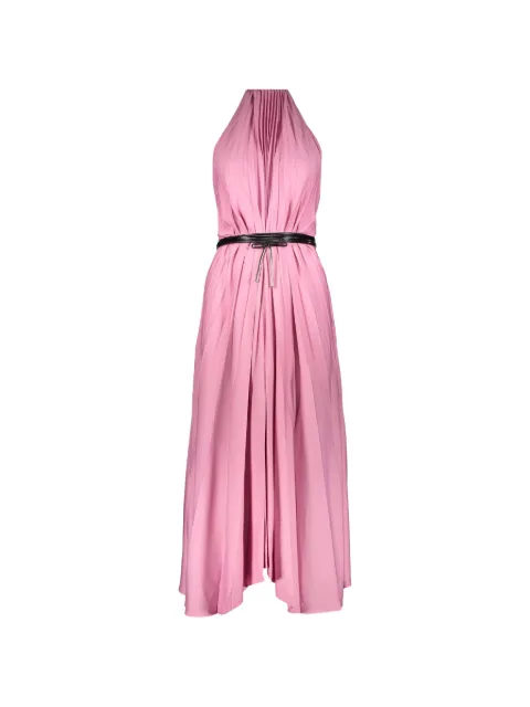Ellery belted pleated midi dress