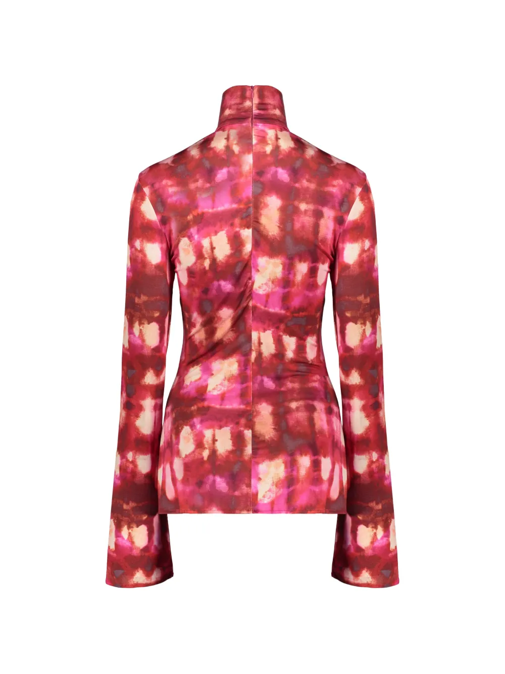 Ellery Top met abstracte print Rood
