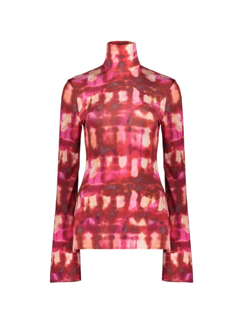 Ellery abstract-print long-sleeve top