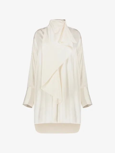 Ellery flounced high-collar dress
