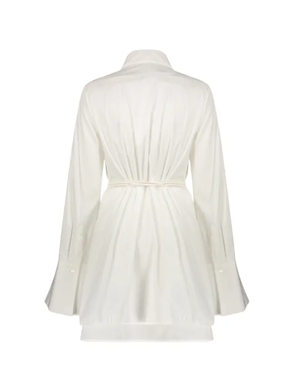 ellery shirt dress Ellery Midi Dress in Emerald Cotton