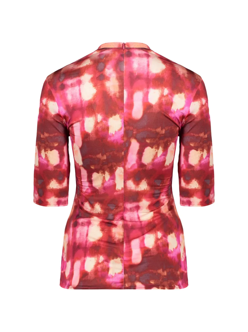  Ellery Top Con Estampado Abstracto - Rojo 