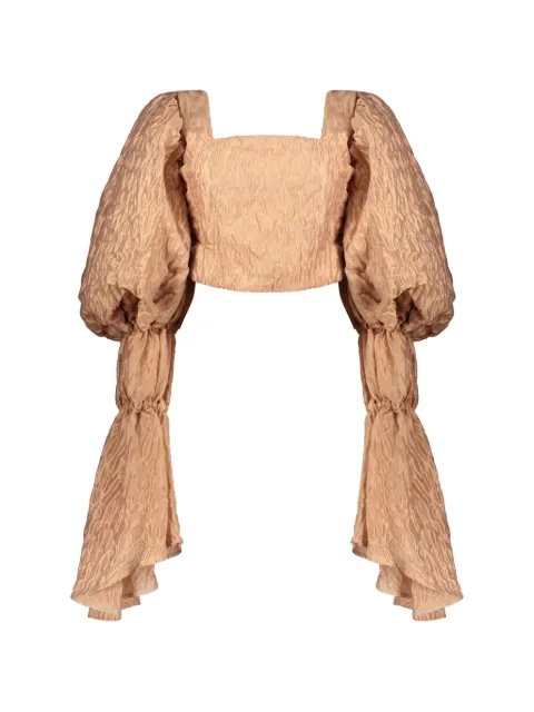 Ellery balloon-sleeves blouse