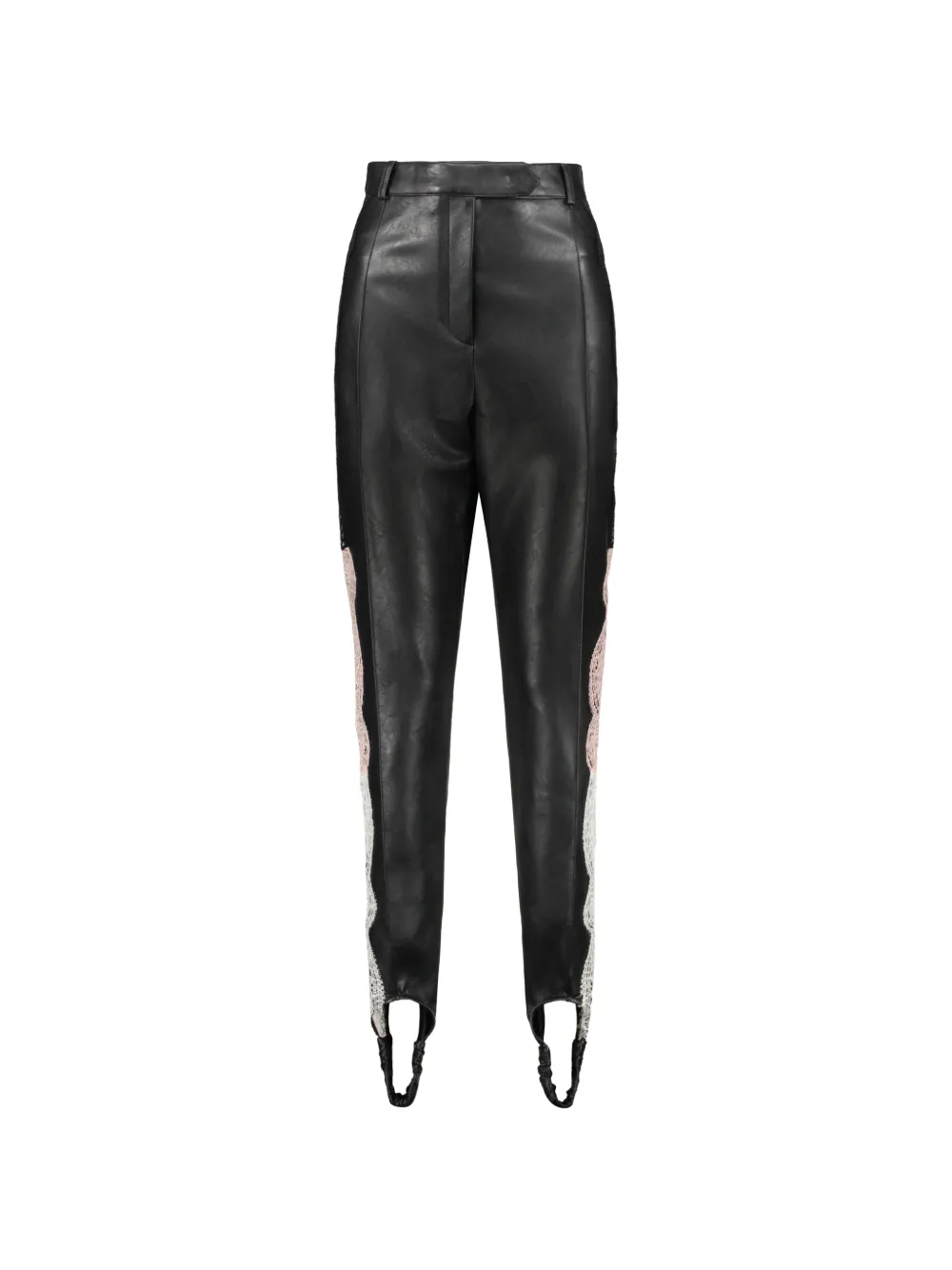 Ellery lace-insert stirrup trousers - Schwarz