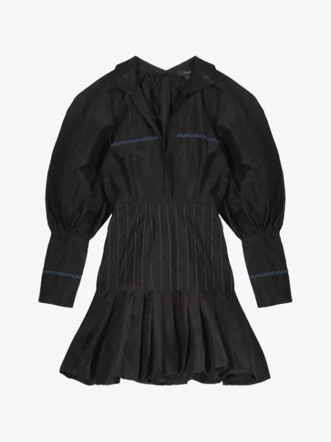 Ellery vestido corto con mangas farol