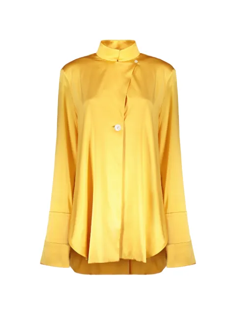 Ellery asymmetric-fastening long-sleeves shirt
