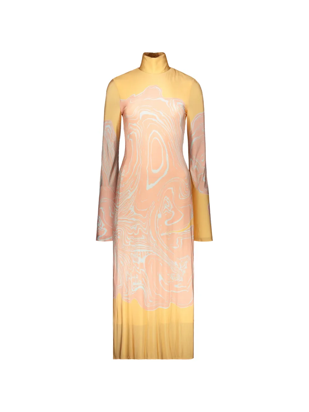 Ellery long-sleeves midi dress - Toni neutri