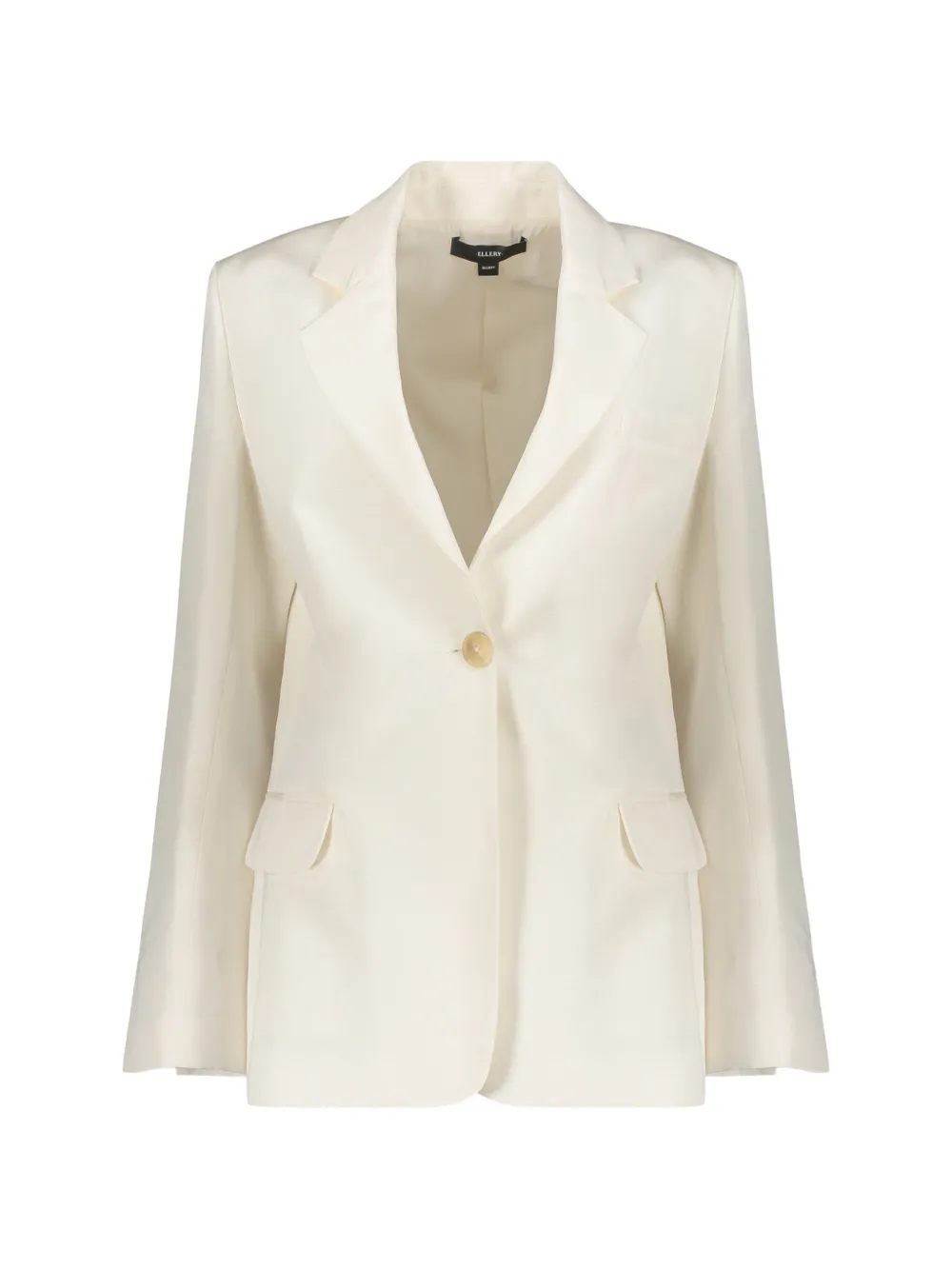 Ellery single-breasted blazer - Bianco