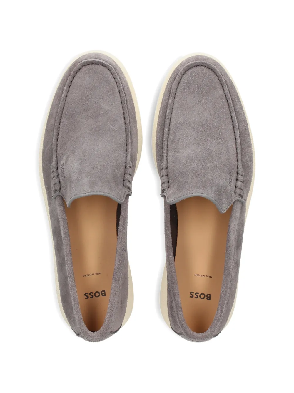 BOSS Slip-on loafers Grijs