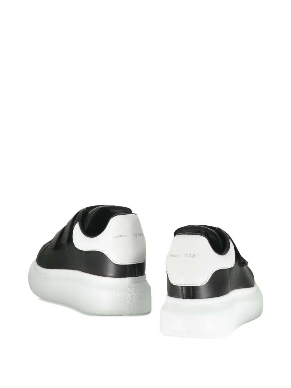 Alexander McQueen Kids touch-strap sneakers Zwart