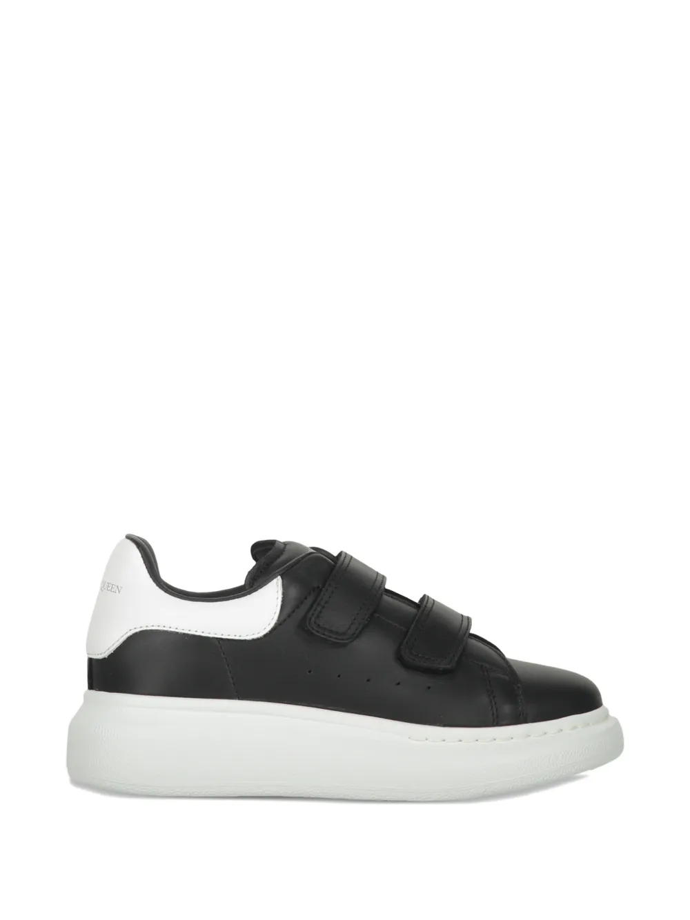 Alexander McQueen Kids touch-strap sneakers Zwart