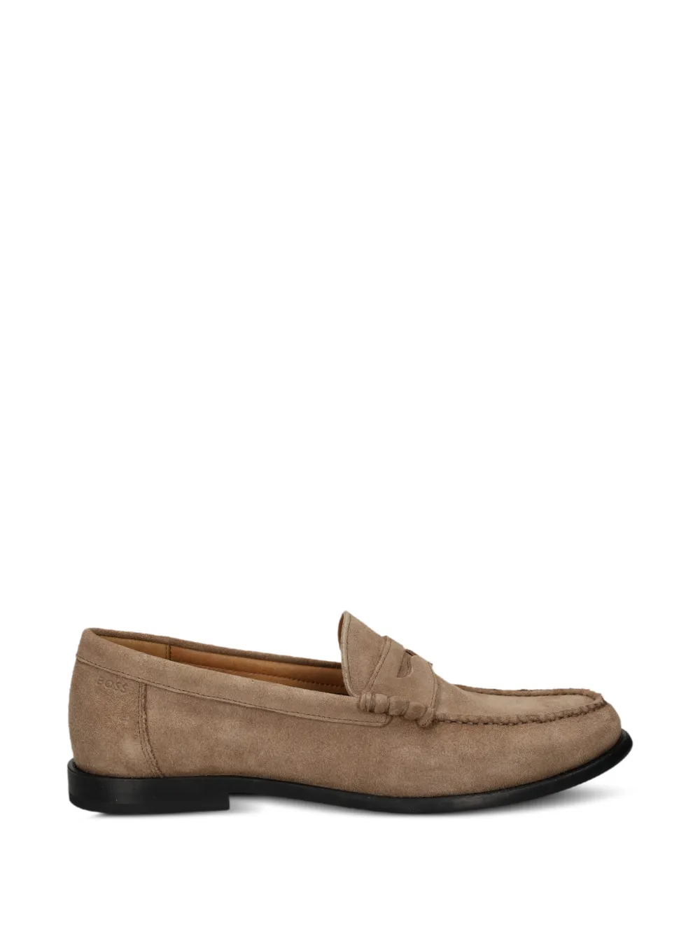 BOSS penny loafers - Marrone